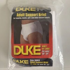 NEW Vintage DUKE Adult Support Brief 800CS White XXL SEALED 2004 USA